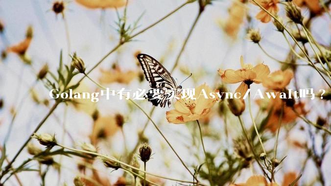 Golang中有必要实现Async/Await吗?