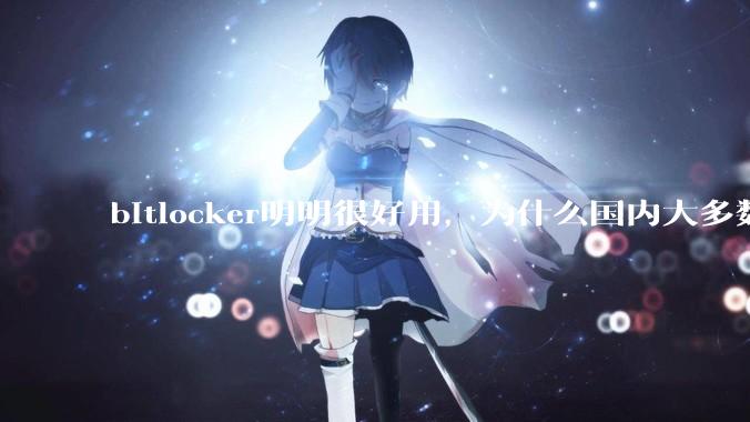 bitlocker明明很好用，为什么国内大多数人很抵触这个功能？